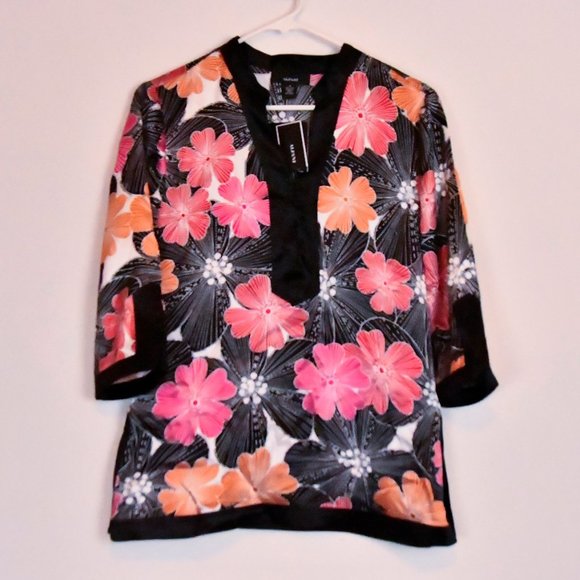 Alfani Cherry Blossom Tunic - Picture 1 of 5